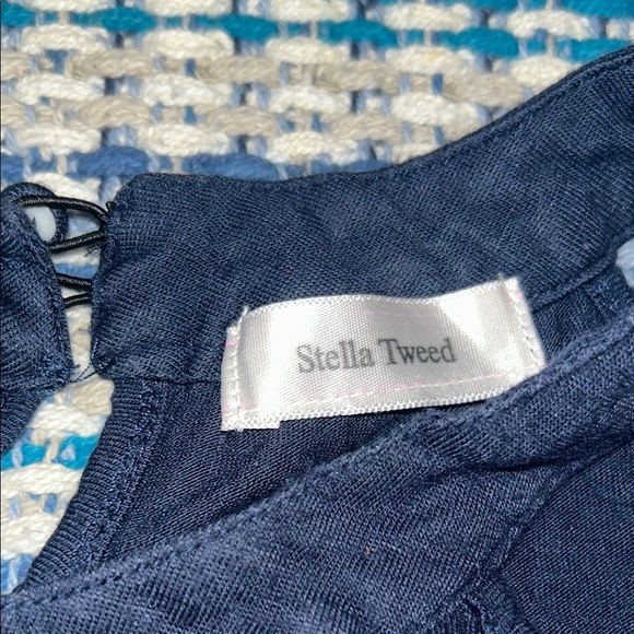 Elephant Print Tank Top Bandana Navy Blue - Picture 4 of 5